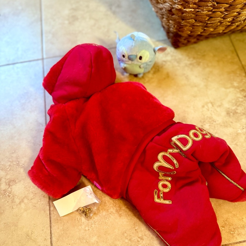 Red Dog coat and pants suit For My Dogs brand